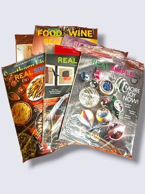 Real Simple Magazine Lot July-December 2023 Issues Home & Lifestyle Ideas